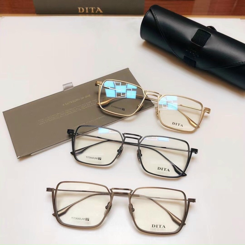 Gọng kính nam nữ DITA TITANIUM MẮT VUÔNG siêu nhẹ , Kính mắt thời trang,Tặng mắt cận khi mua gọng kính