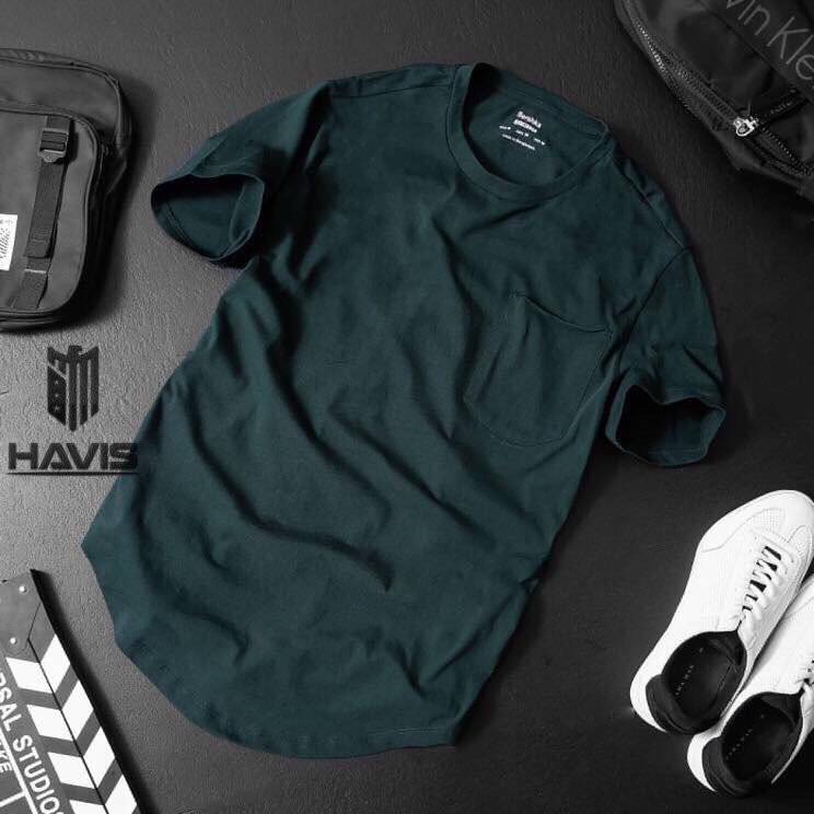 Áo thun nam Hàn Quốc đuôi tôm phong cách năng động AHQ163