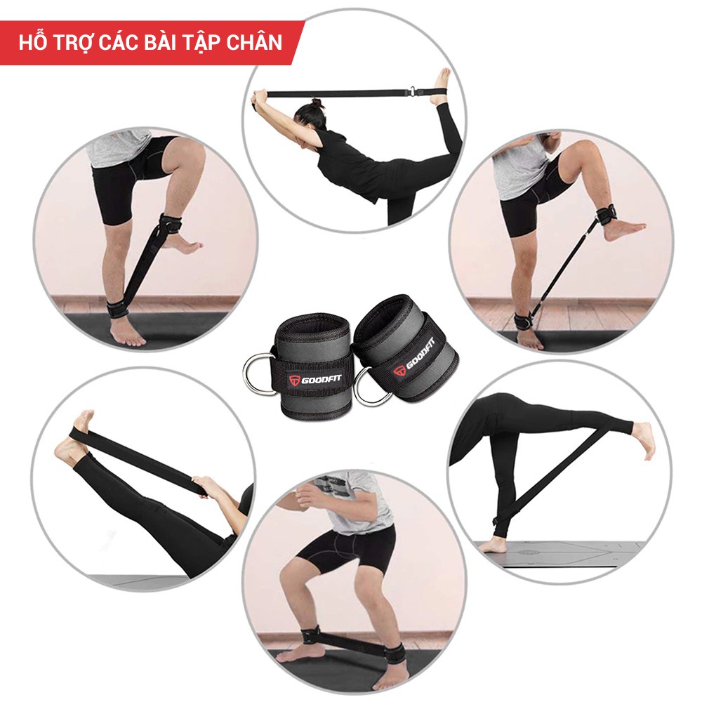 Băng bảo vệ cổ chân có móc sắt GoodFit GF615A