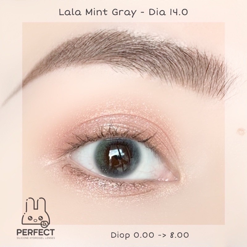 Lens LaLa Mint Gray / LaLa Gray - Kính Áp Tròng