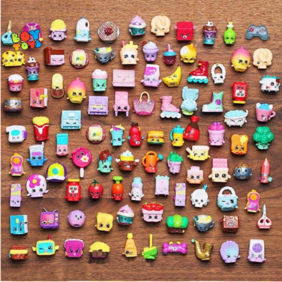 Set 30 con Shopkins mô hình đồ chơi siêu dễ thương, chất liệu an toàn, không trùng mẫu cho bé thỏa sức vui chơi