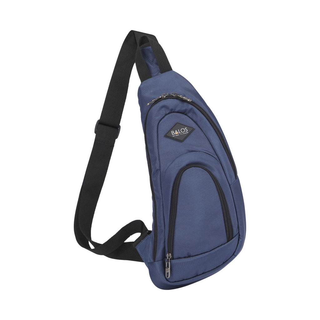 [ Balo Bảo Hành Vô Điều Kiện ] ZEN SLING 3 Navy -Balo chéo một quai Thời Trang nam nữ phong cách HÀN QUỐC bảo hành 5 năm