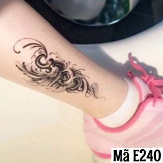 Hình Xăm Dán Hoa Văn - E240