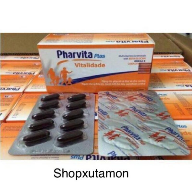 pharvita bổ sung vitamin và khoáng chất, bồi bổ sức khỏe tăng sức đề kháng