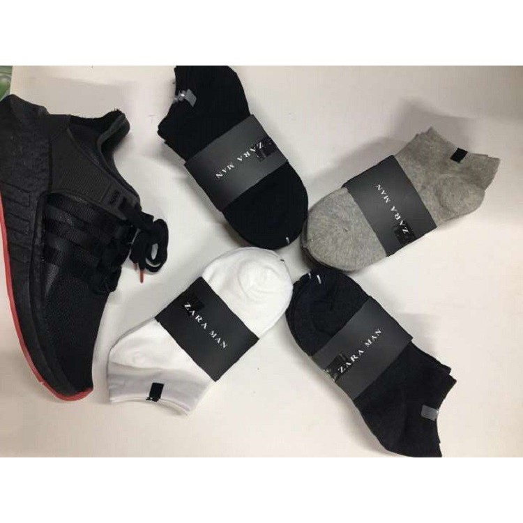 Set 5 đôi tất vớ nam nữ màu trơn xuất dư siêu đẹp được chọn màu