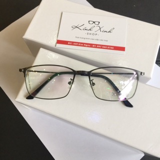 Kính mắt vuông  Kim loại tăm mảnh Hàn Quốc