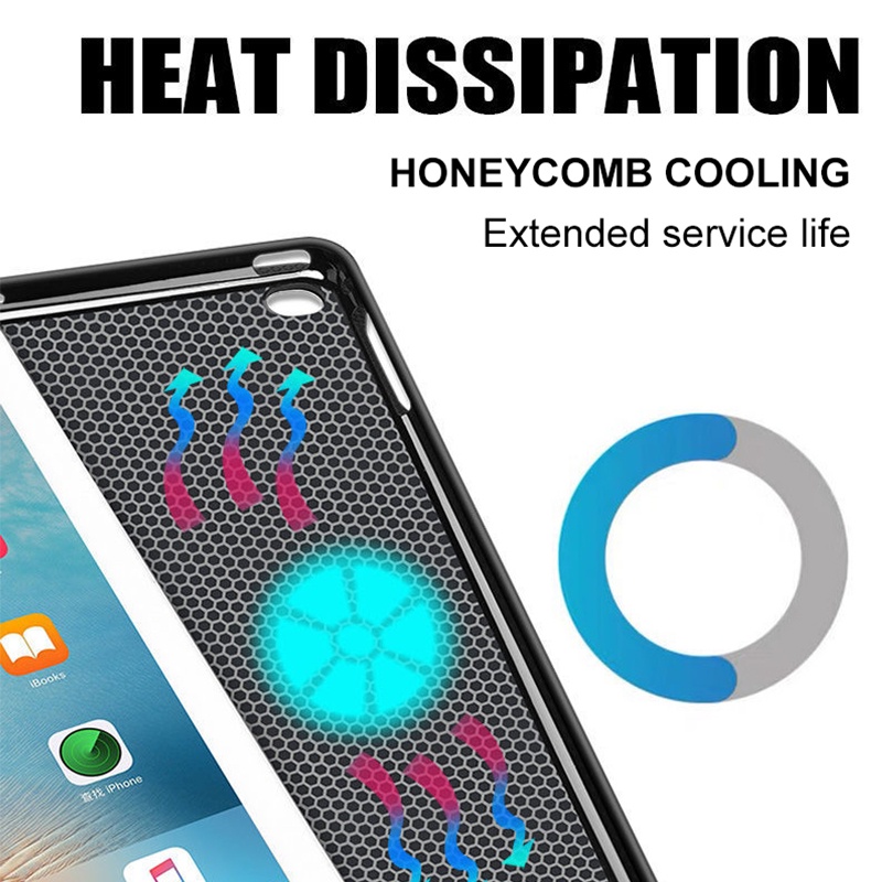 Bao da máy tính bảng họa tiết hoạt hình dễ thương cho  AIR 2 3 10.5 Pro 2019 7th 10.2 inch 2017 2018 9.7 Mini 5