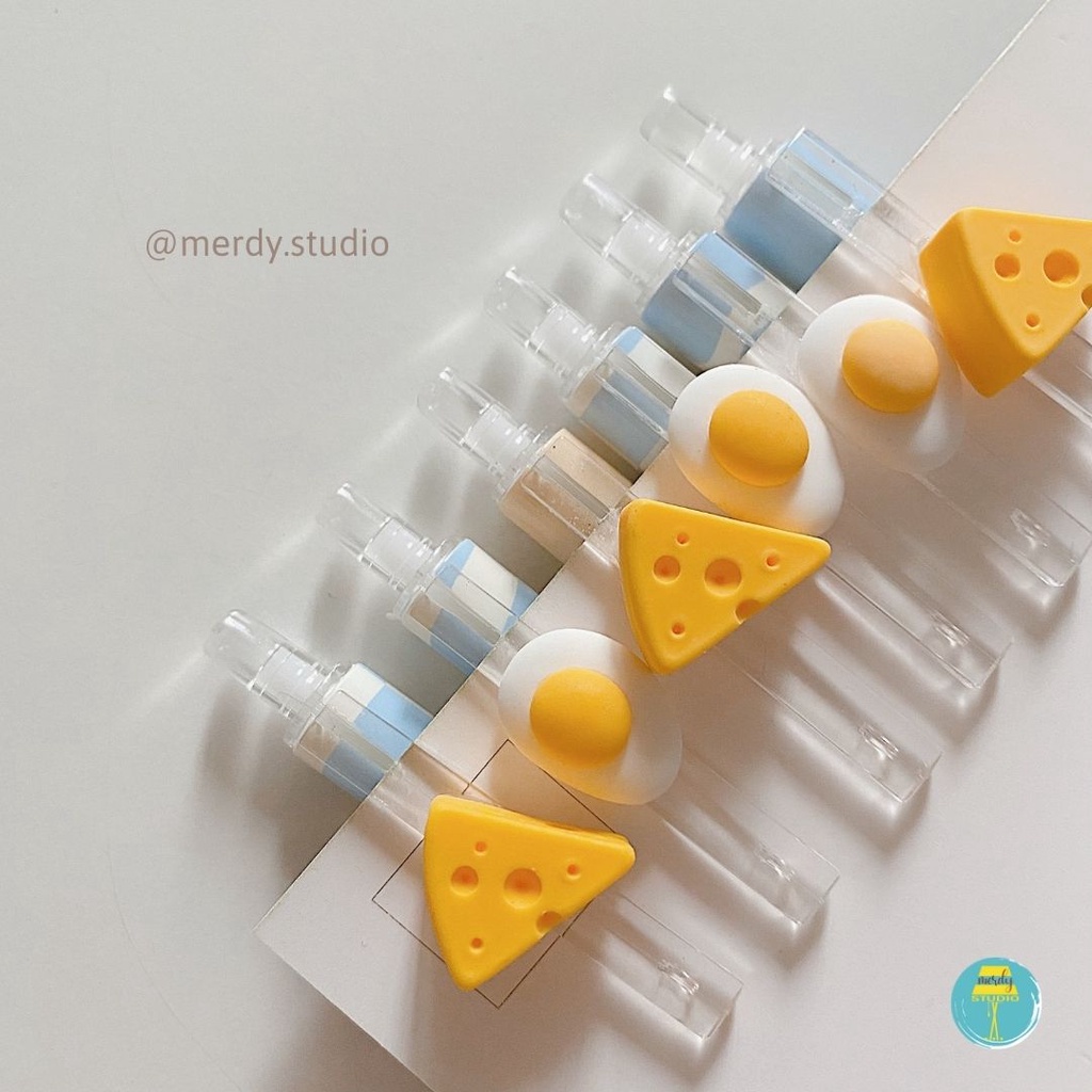 Bút gel bấm UMEI mực đen ngòi kim cao cấp thanh cài cheese &amp; trứng rán