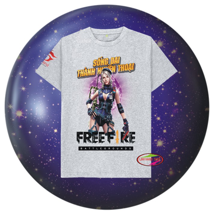 Áo Free Frie ghi xám cotton cực đẹp - Laura