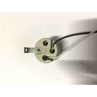 Linh kiện đui đèn E27 bằng sứ chịu nhiệt dùng để trang trí, thay thế, diy Có bát hoặc không bát
