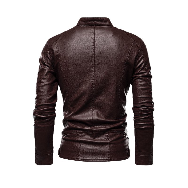 Áo khoác da 2 túi ngang lót dù - 152 | BigBuy360 - bigbuy360.vn