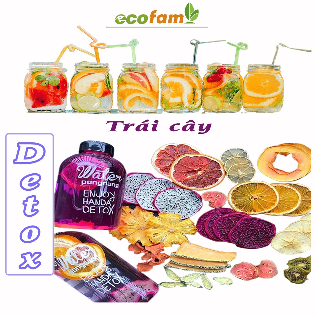 (Tặng Bình Detox) Set Trà Detox Trái Cây Hoa Khô Giúp Giảm Cân Thanh Lọc Cơ Thể Đào Thải Độc Tố Đẹp Da Tốt Cho Sức Khỏe