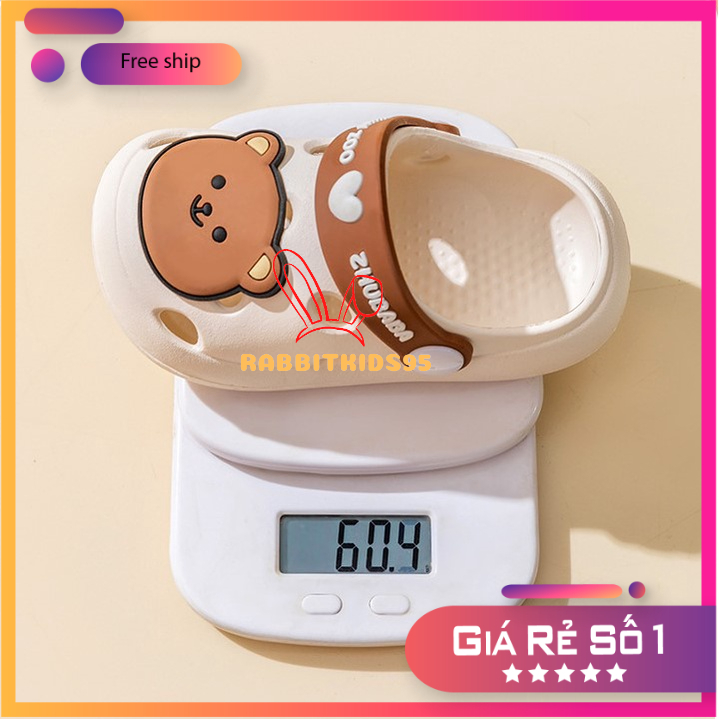 Dép sục Cross gấu cho bé,sục cho bé trai bé gái