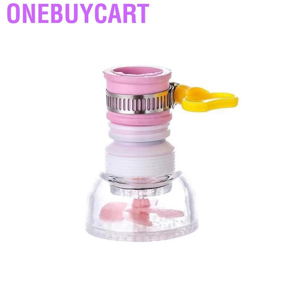 Onebuycart Telescopic Water Saving Nozzle Filter Faucet Antisplash Sprinkler Kitchen Purifier with Buckle Design