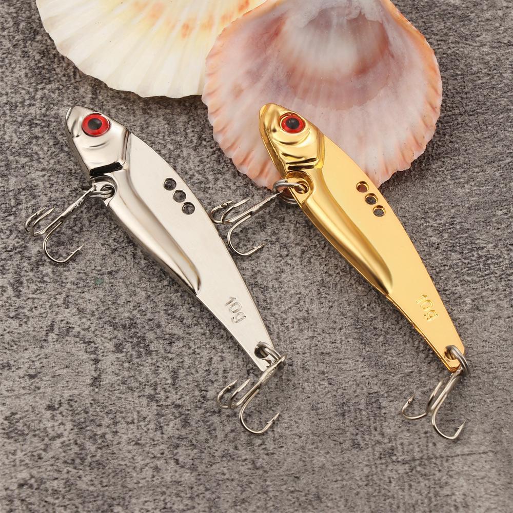 MAYSHOW Mồi Câu Cá Giả Màu Vàng / Bạc