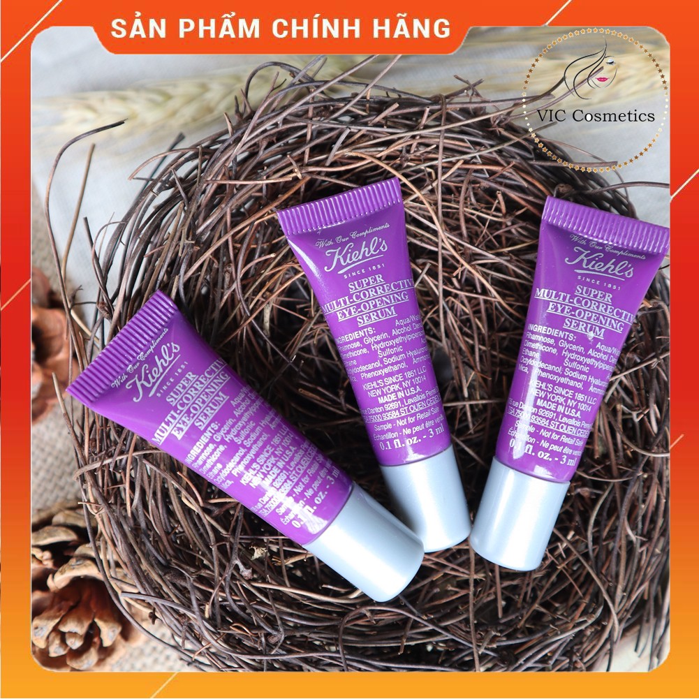 Tinh chất dưỡng mắt Kiehl's [CHÍNH HÃNG] mini 3ml Super Multi-Corrective Eye Opening Serum | BigBuy360 - bigbuy360.vn