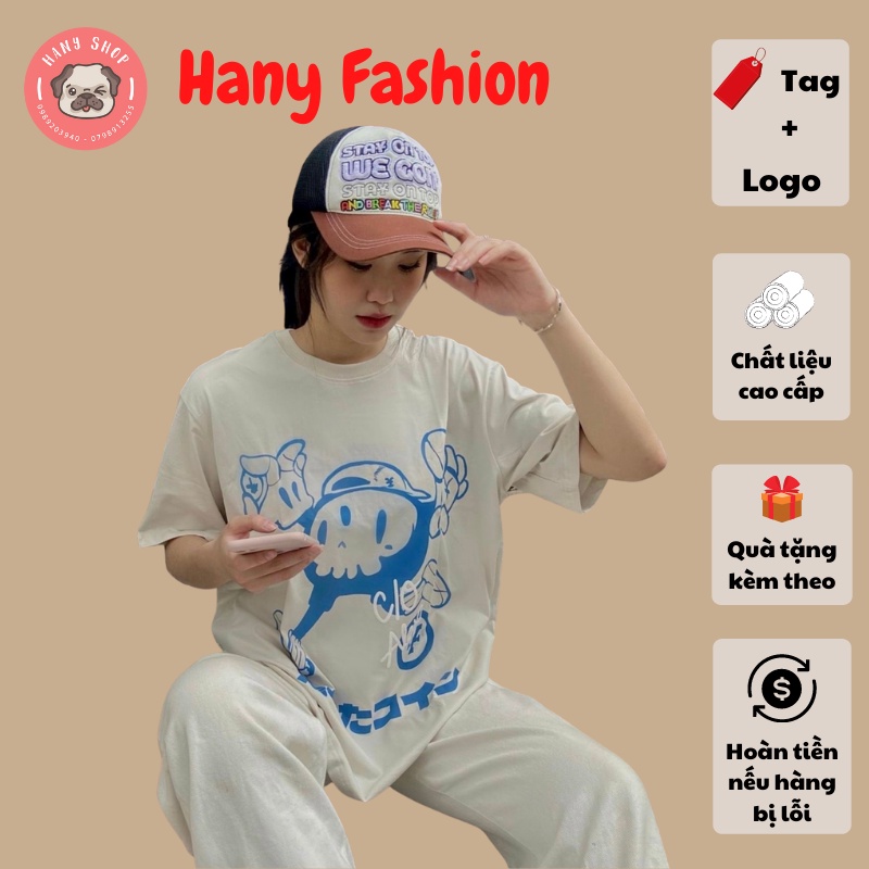 Áo thun DirtyCoins Dico Baby Dico Áo thun tay lỡ Unisex Nam nữ full tag Hany Fashion