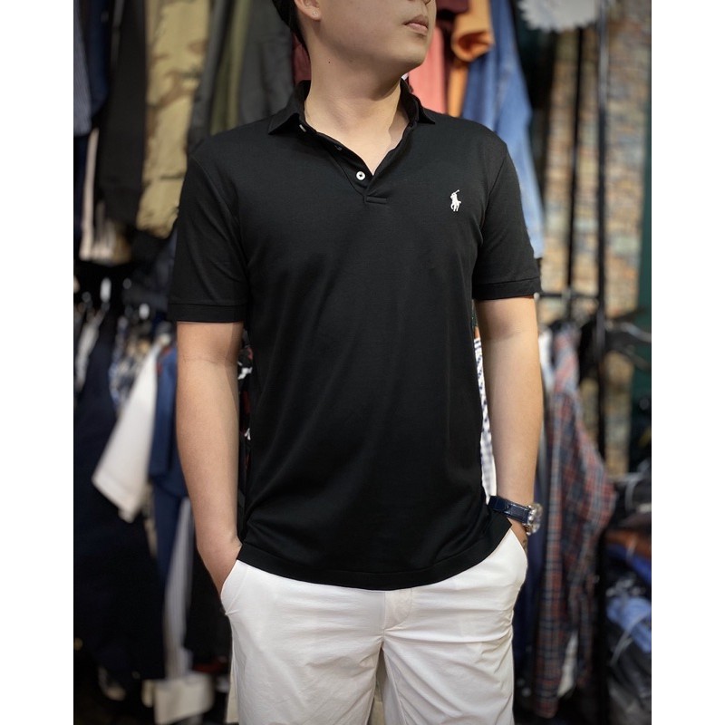 ao phông nam cổ bẻ xuất dư cotton 100% polo ralph laurren