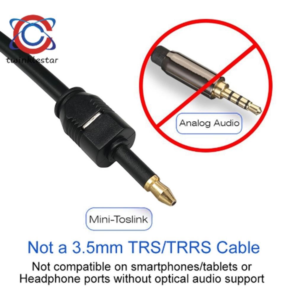 Dây Cáp audio Toslink 3.5 quang ra quang thường dài 2m