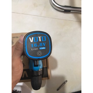 MÁY KHOAN  PIN 16.8V  VOTO - 2 CẤP TỐC ĐỘ
