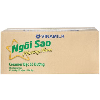 Thùng 12 Hộp Sữa Đặc Ngôi sao Phương Nam hộp 1284g
