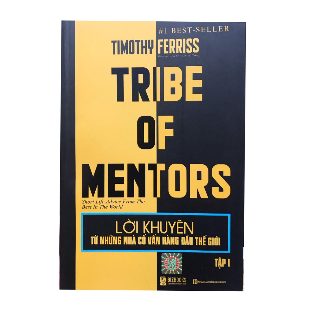 Sách - Lời khuyên từ những nhà cố vấn hàng đầu thế giới – Tribe of mentor (Tập 1)