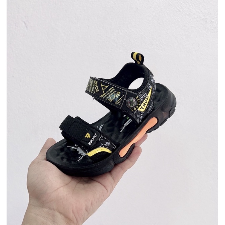 Sandal nội địa TQ cho bé trai - dép quai hậu đi học cho bé (sz27-sz32) khâu đế siêu bền đẹp dáng thể thao khỏe khoắn B3