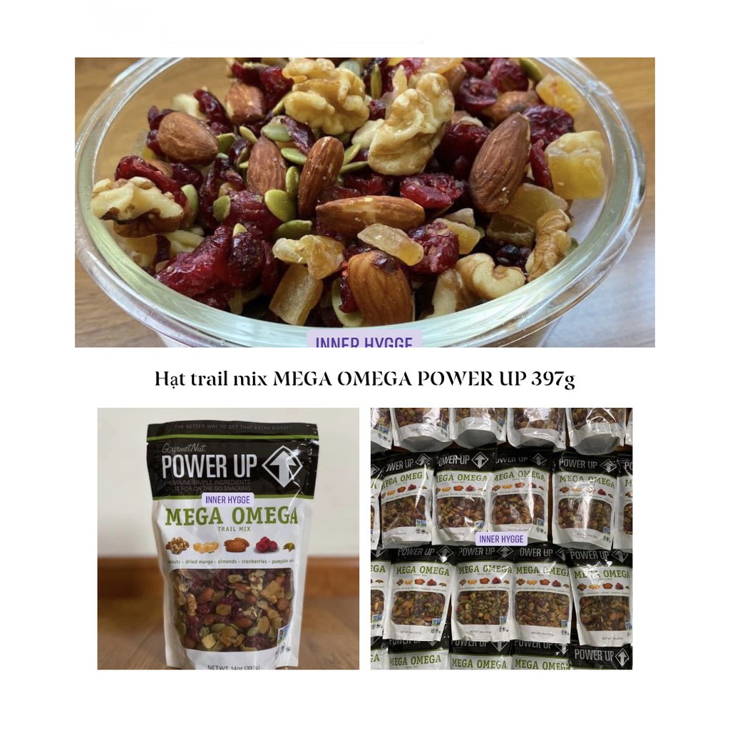 Hạt ngon chống nghén Power up trail mix của Mỹ