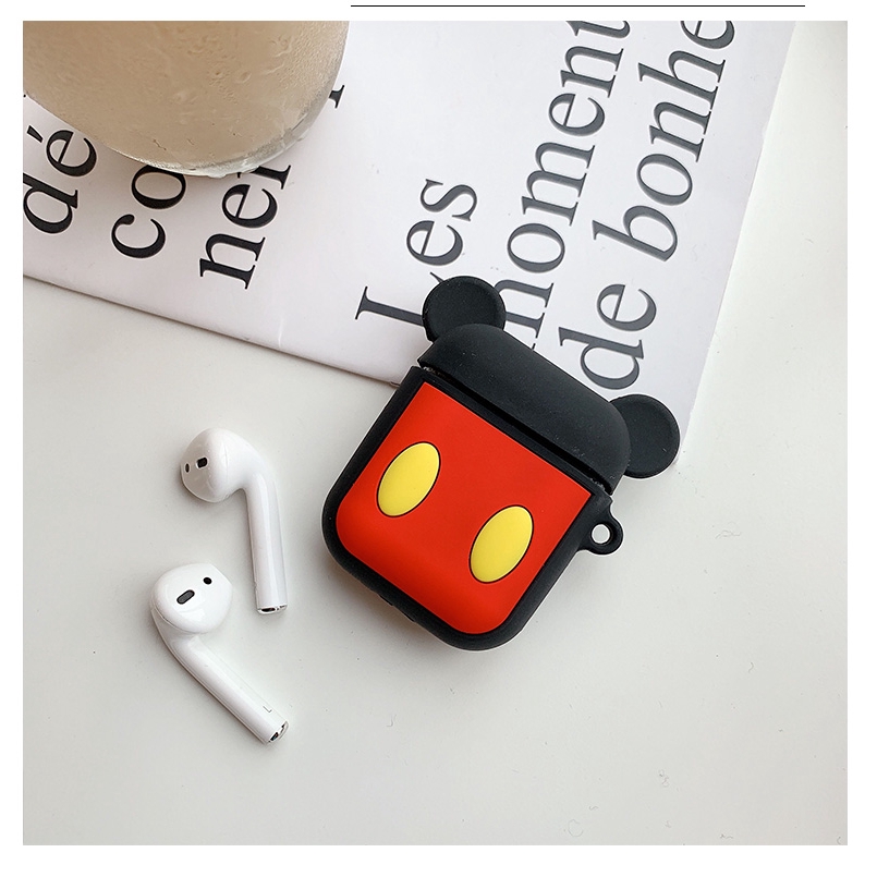 Túi chống sốc tai nghe Bluetooth hình Mickey Minnie cho Airpods | BigBuy360 - bigbuy360.vn
