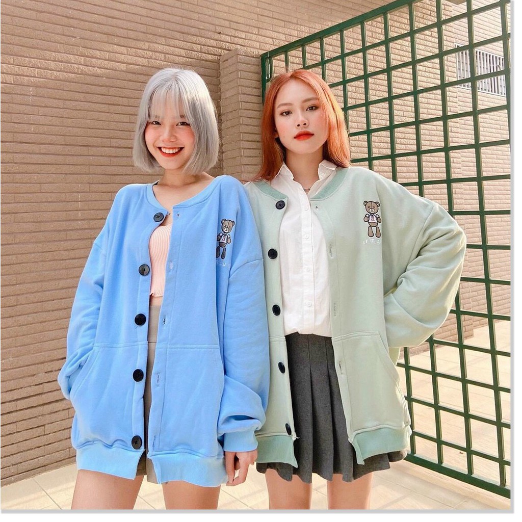 Áo khoác nỉ cardigan CÚC NÚT CỰC XINH CHO CÁC BẠN TRẺ KOKO MI STORE