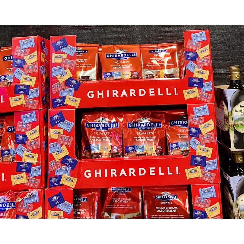 Socola cao cấp Ghirardelli Chocolate Squares Premium Chocolate Assortment 674,9g