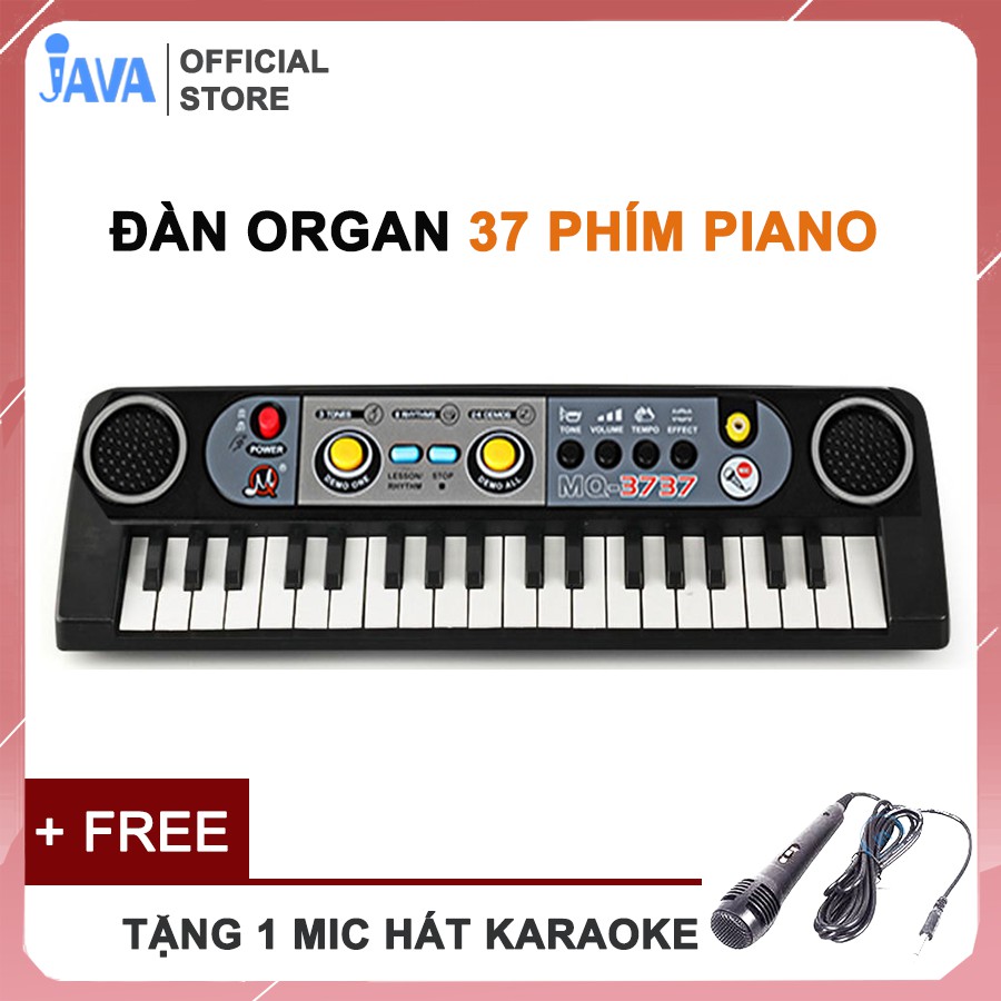 [ TẶNG MIC CÓ DÂY CAO CẤP ] Đàn ORGAN 37 phím Piano - Âm thanh chất lượng