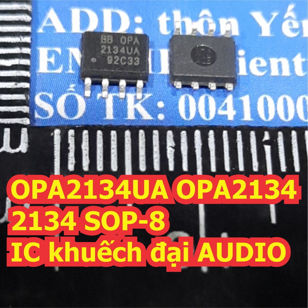 2 con OPA2134UA OPA2134 2134 SOP-8 IC khuếch đại AUDIO kde6713