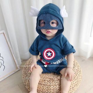 Body cho bé trai Captain American
