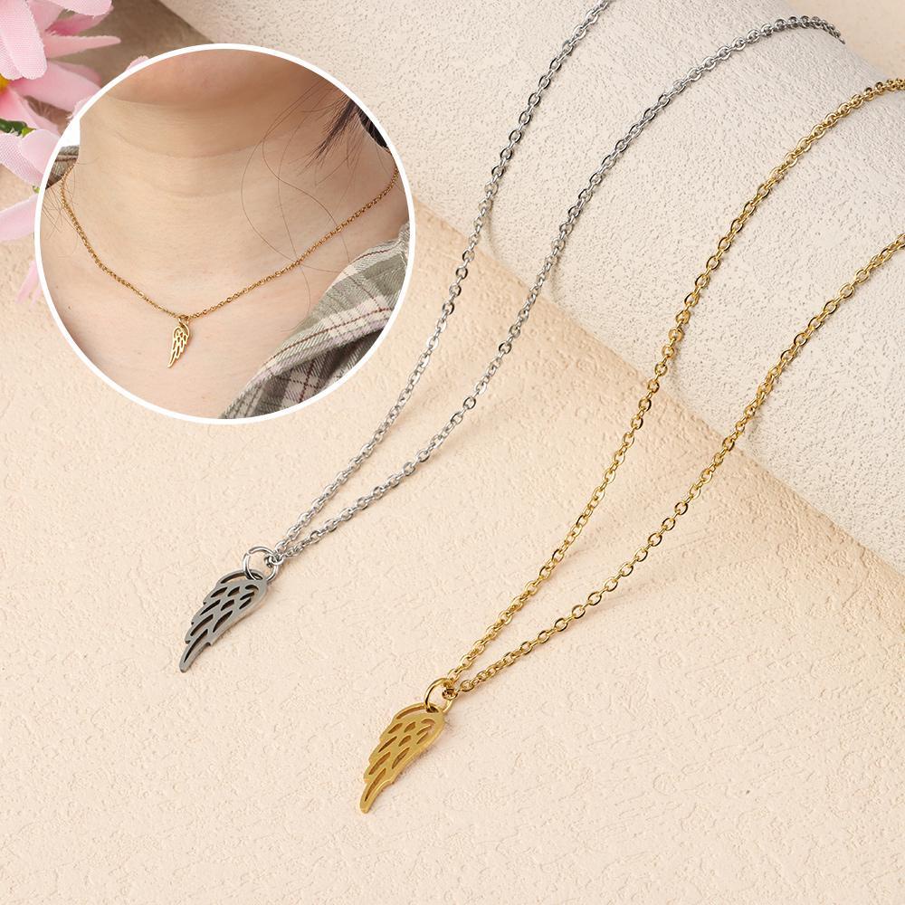 ROSE Vòng cổ Cánh Thiên Thần Đính Đá Sang Trọng