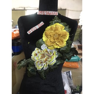 Hoa thêu 3D lớn mã H353