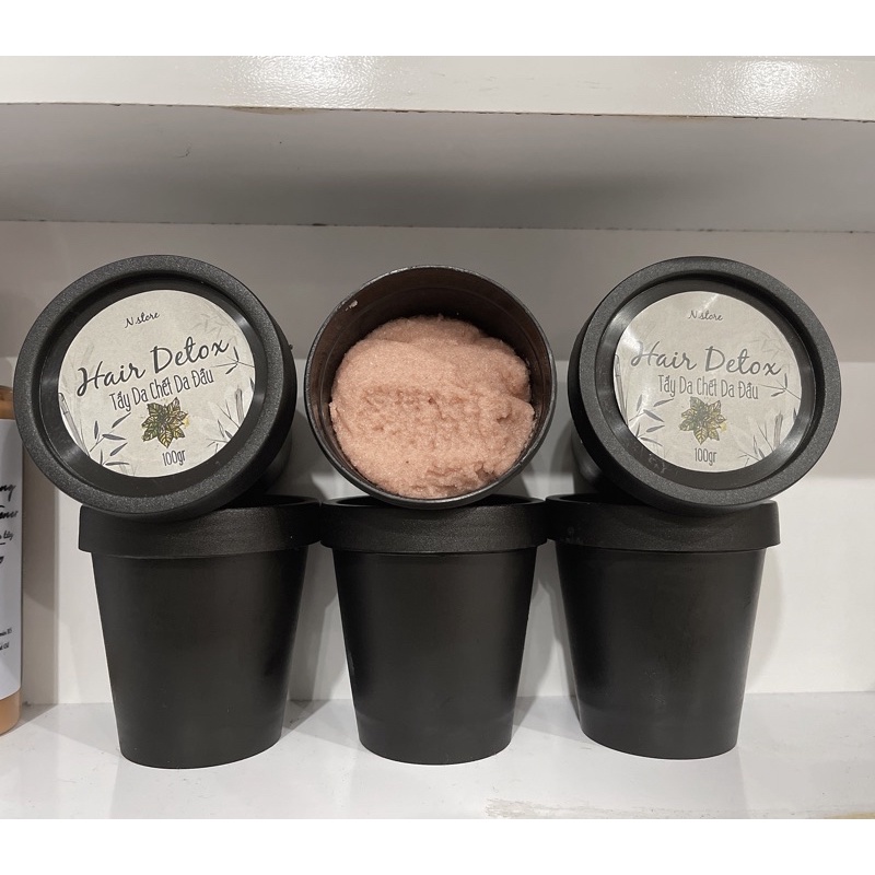 Tẩy da chết da đầu -Muối detox da đầu ngăn gàu, giảm dầu, bết tóc, tẩy da chết da đầu 200g