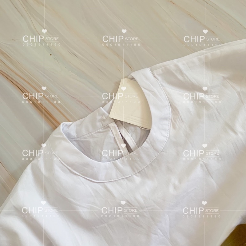 ÁO KIỂU PHỐI KAKI THẮT NƠ KOREA STYLE