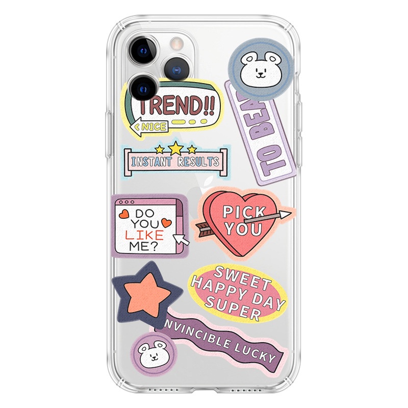 Ốp lưng iphone ốp Điện Thoại TPU Trong Suốt Cho IPhone 6s 8 7Plus 11 Pro 12 Pro Max Xs Max XR