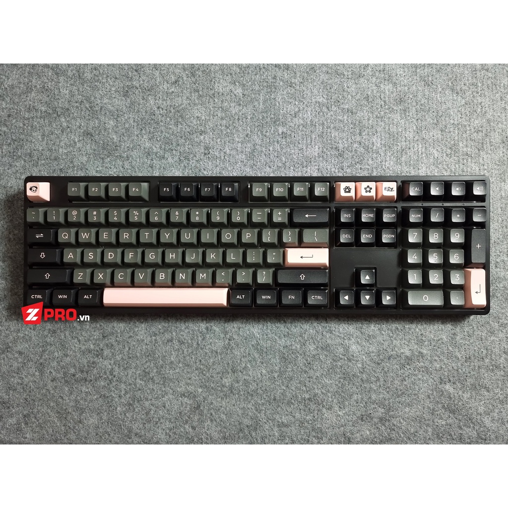 Bàn phím cơ AKKO 5108S Black Pink (Hotswap/RGB/Foam tiêu âm)