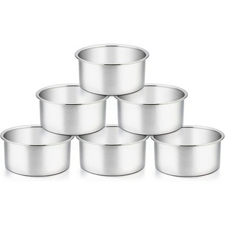 Bộ 6 Khuôn Bánh Hình Tròn Mini Kích Thước 4 Inch