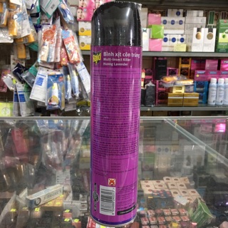 Xịt Muỗi Raid Hương Lavender 600ML