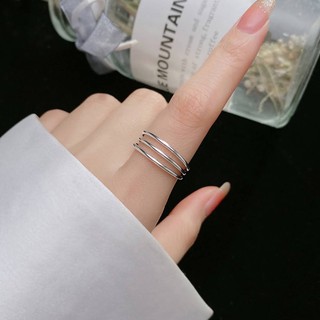 Nhẫn bạc Thái 3 vòng