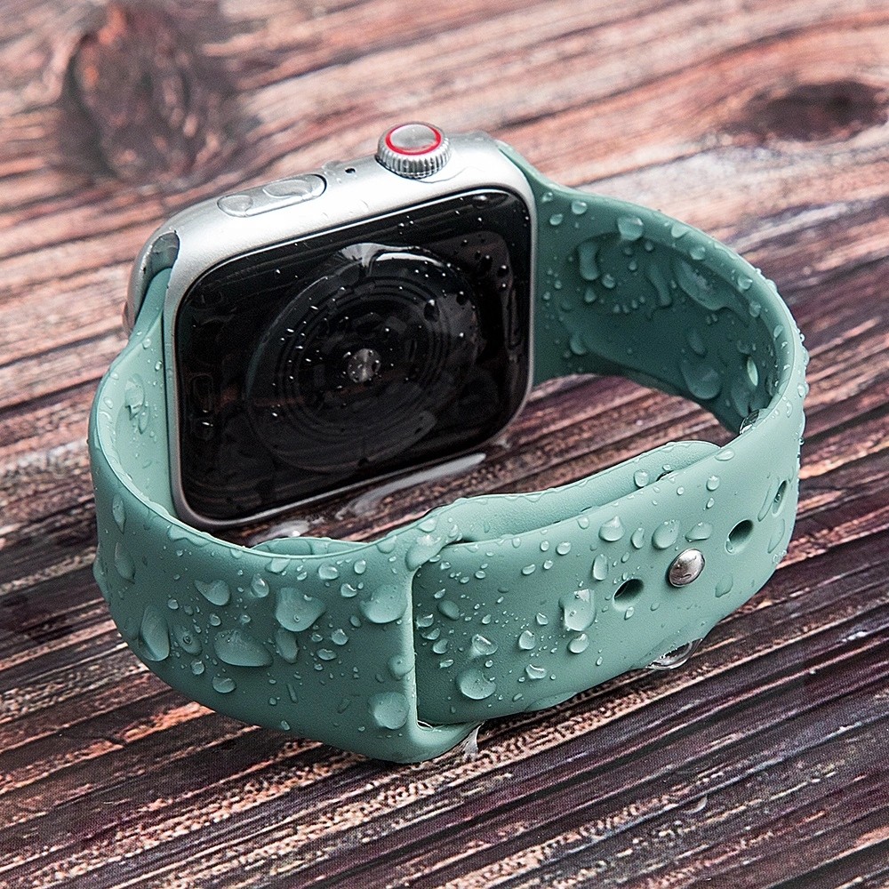 Dây đeo đồng hồ silicon màu kẹo tương thích với Apple Watch Band Apple Watch Dây đeo 44 / 42mm 40/38mm Kích thước S / M M / L cho Iwatch Series SE / 6/5/4/3/2/1 apple watch strap