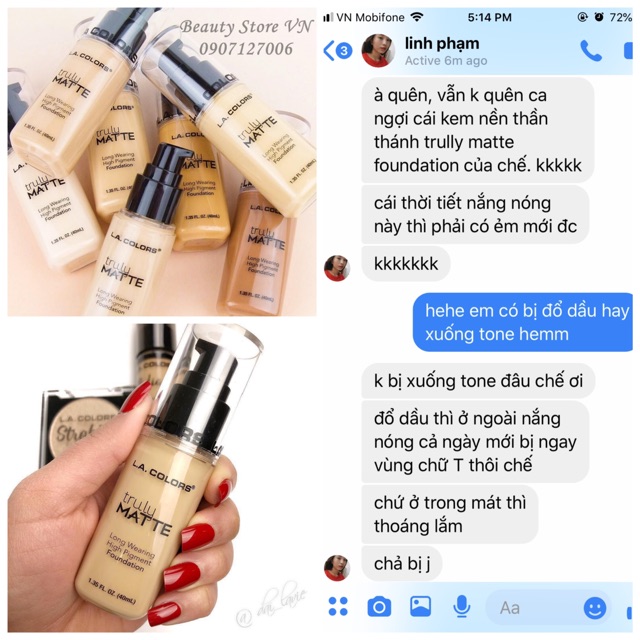[FREESHIP💋] Kem Nền Dupe Estee Lauder Che Khuyết Điểm Kiềm Dầu Tốt LA COLORS | BigBuy360 - bigbuy360.vn