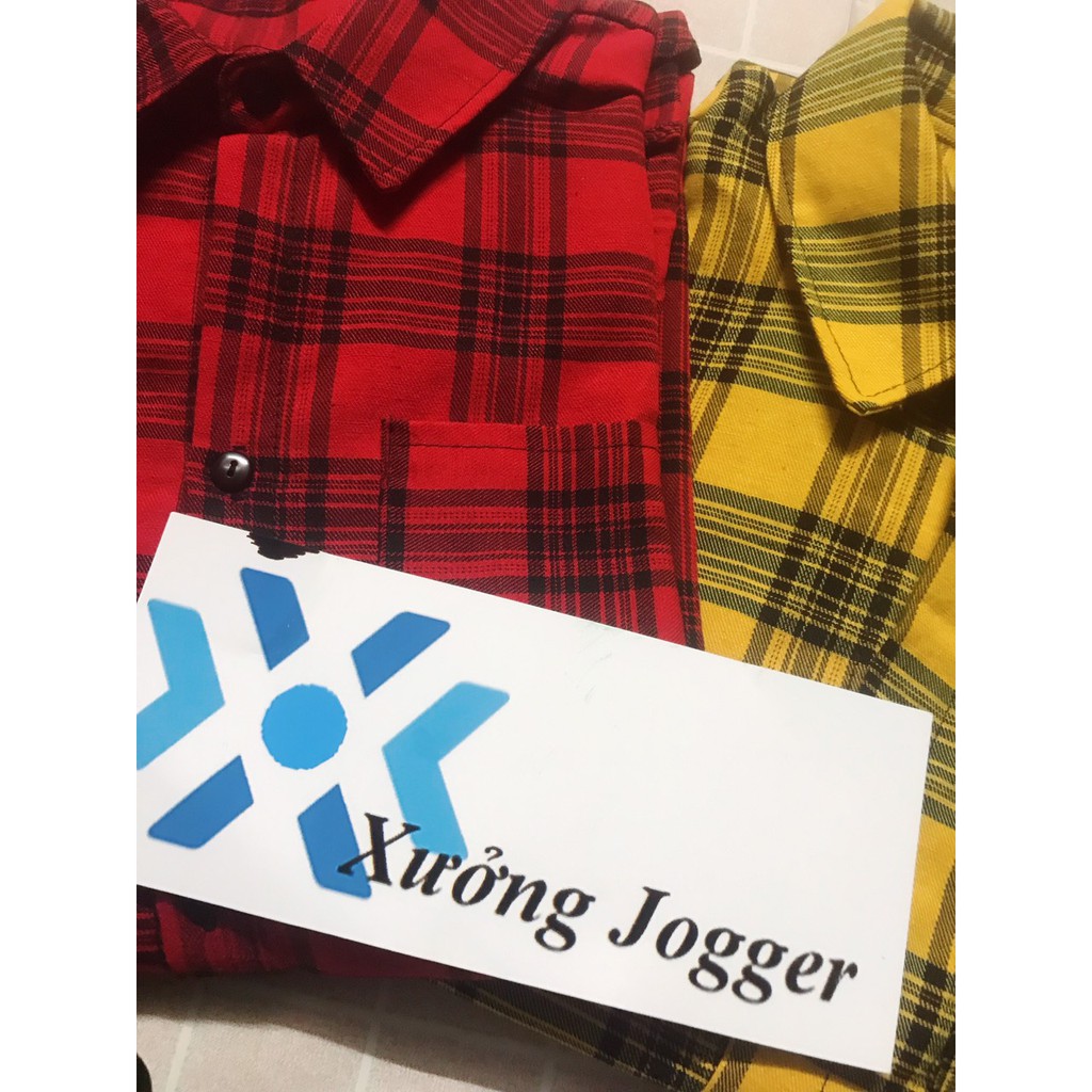 Áo sơ mi caro flannel form rộng kèm ảnh thật shop chụp | BigBuy360 - bigbuy360.vn