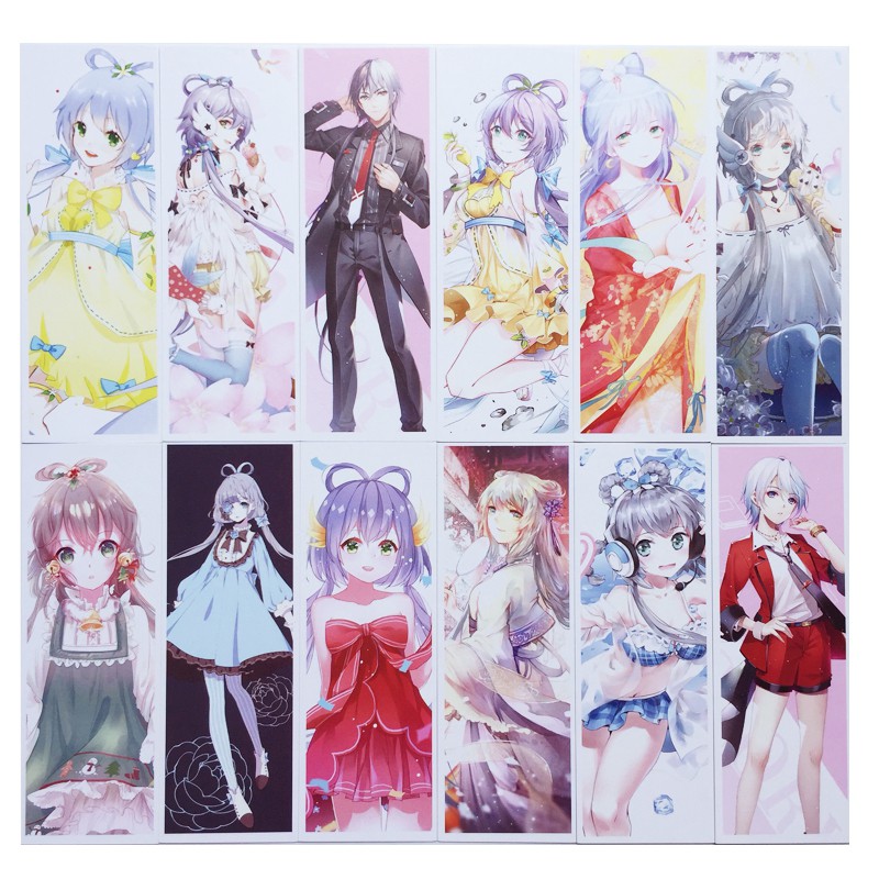 Hộp 36 Đánh Dấu Sách Bookmark Luo Tianyi Vocaloid - Thần Tượng Âm Nhạc