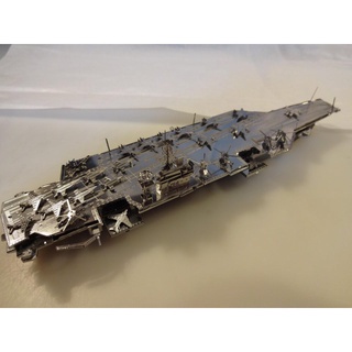 Tự Ráp Mô Hình Kim Loại 3D Tàu Sân Bay Đế Quốc Mỹ Thế Chiến 2 Theodore Roosevelt CVN-71