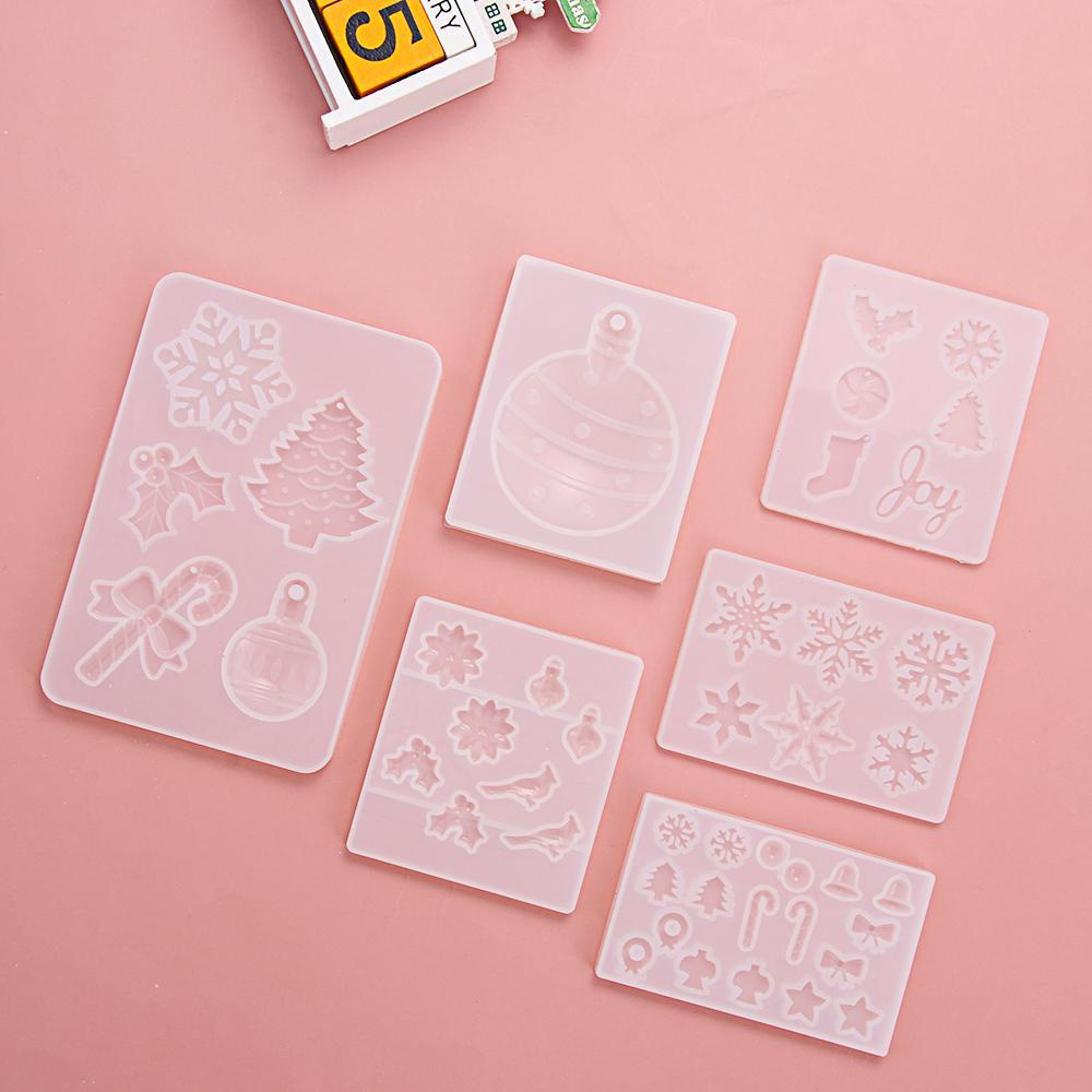 Khuôn Silicone Làm Trang Sức Treo Cây Thông Giáng Sinh