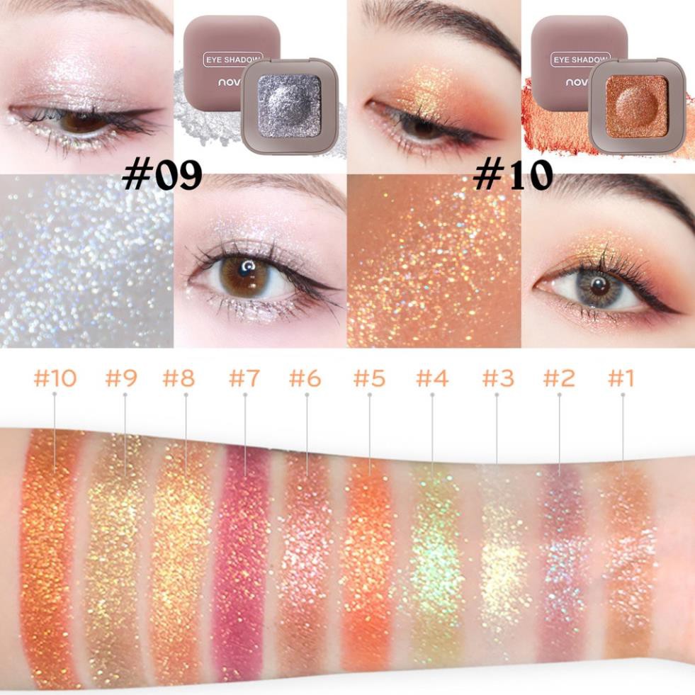 Phấn mắt nhũ lấp lánh Novo Eye Shadow Nội Địa Trung - YZ09 | BigBuy360 - bigbuy360.vn